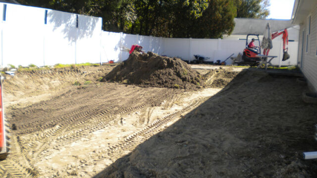 Build: Filling in the pool