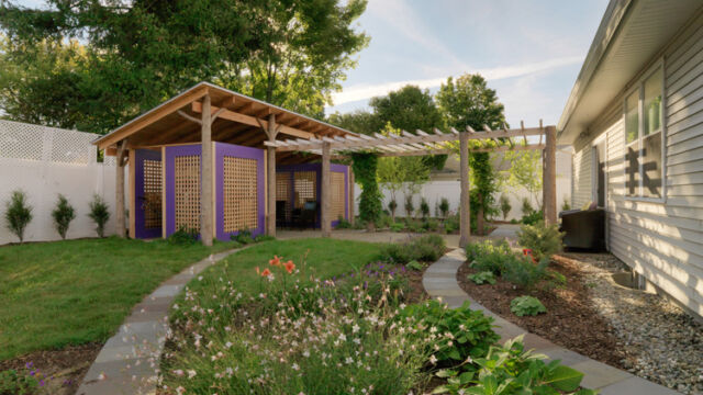 After: site renovated into a new space