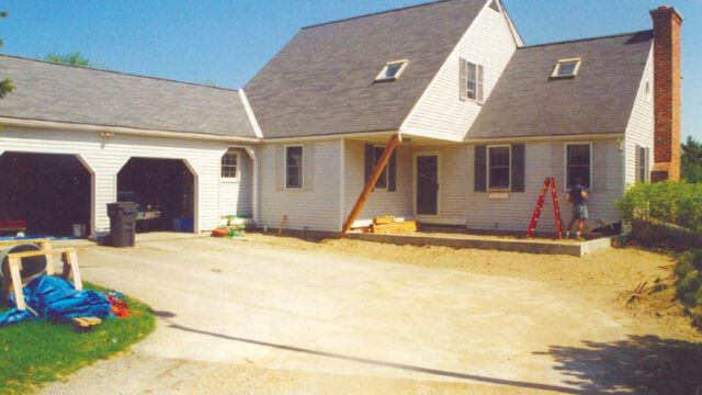 Before: Front entrance of home