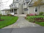 Irregular flagstone walkways