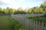 Classic, decorative, wooden fences